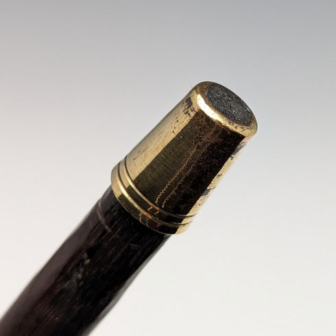 英國古董男士手杖手柄純銀裝飾 85 厘米